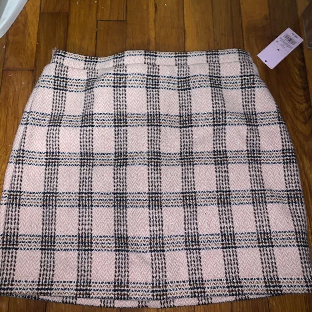 Pink mini skirt